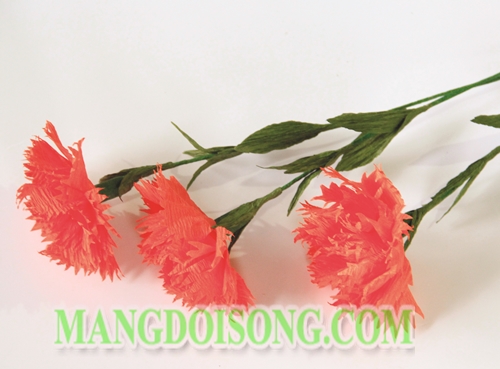 Cách làm hoa Cẩm Chướng handmade đỏ tươi đẹp rực rỡ cho những bạn gái sinh vào cung Ma Kết 7