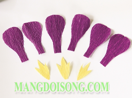 Cách làm hoa Diên Vĩ handmade màu tím thể hiện cá tính dịu dàng cho cô nàng cung Cự Giải 2