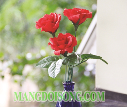 Cách làm hoa hồng handmade biểu tượng của tình yêu chân thành và sự lãng mạn cho Thiên Bình 8
