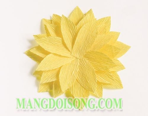 Cách làm hoa Hướng Dương handmae đẹp đơn giản tại nhà biểu tượng của tình yêu thủy chung cho cô nàng cung Sư Tử 4