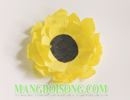 Cách làm hoa Hướng Dương handmae đẹp đơn giản tại nhà biểu tượng của tình yêu thủy chung cho cô nàng cung Sư Tử 5
