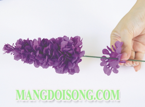 Cách làm hoa Oải Hương - Lavender handmade đẹp màu tím thủy chung vô cùng sinh động cho cô nàng Song Tử 4