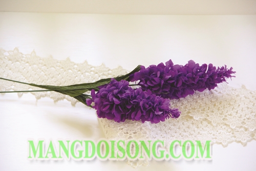 Cách làm hoa Oải Hương - Lavender handmade đẹp màu tím thủy chung vô cùng sinh động cho cô nàng Song Tử 5