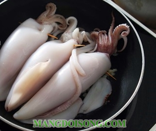 Cách làm mực nhồi thịt sốt mật ong thơm ngon đẹp mắt ăn vào là mê ngay 5