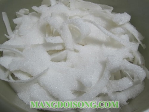 Cách làm mứt dừa ngon đơn giản tại nhà cho ngày tết4
