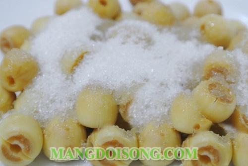Cách làm mứt hạt sen tươi ngon tại nhà cho ngày tết bảo quản được lâu an toàn vệ sinh 5