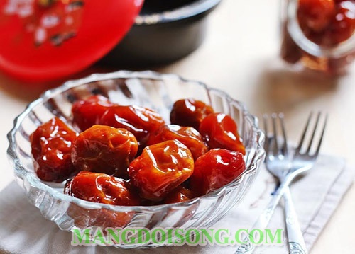 Cách làm mứt táo ta ngon màu đỏ tươi đẹp mắt cho ngày tết 11