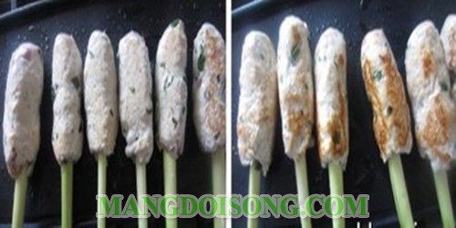 Cách làm nem gà nướng sả ngon chấm với tương ớt pha cho ông xã nhâm nhi cuối tuần 6