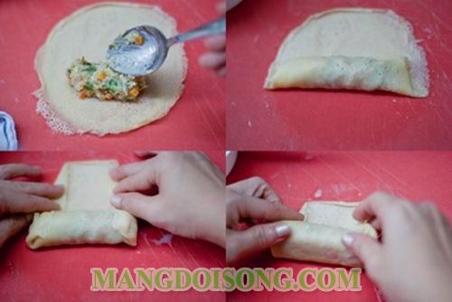 Cách làm nem rán tươi ngon giòn giòn ăn hoài không chán 5