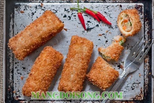 Cách làm nem rán tươi ngon giòn giòn ăn hoài không chán 8