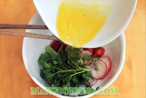 Cách làm salade rau củ quả đậu hủ ngon mát đẹp mắt như trong nhà hàng 7