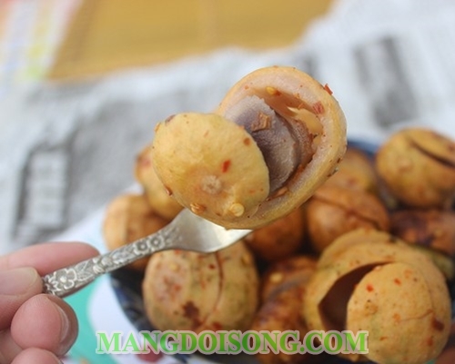 Cách làm sấu dầm muối đường ớt ngon chua cay mặn ngọt món ăn vặt mùa thu 6