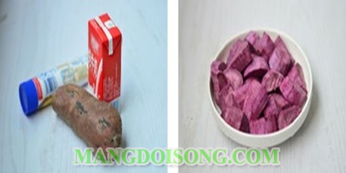 Cách làm sinh tố khoai lang tím ngon tốt cho hẹ tiêu hóa đẹp da dáng chuẩn 1