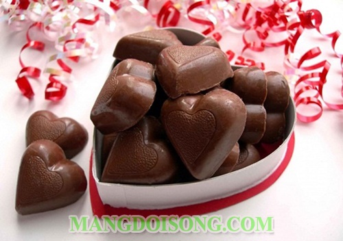 Cách làm socola tươi handmade hình trái tim đẹp mắt dành tặng người yêu vợ chồng nhân ngày valentine 14-2 5
