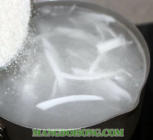 Cách làm thạch rau câu vải ngon mát dùng làm món tráng miệng hay món ăn vặt ngon 5