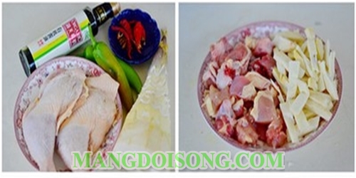 Cách làm thịt gà kho măng thơm ngon đậm đà cho bữa cơm ngày mưa gió thêm ấm cúng 1