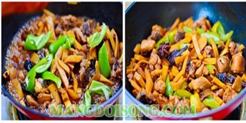 Cách làm thịt gà kho măng thơm ngon đậm đà cho bữa cơm ngày mưa gió thêm ấm cúng 4