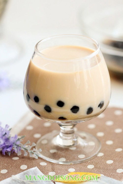 Cách làm trà sữa trân châu ngon đơn giản tại nhà để bán hoặc để làm thức uống giải khát trưa nóng 8