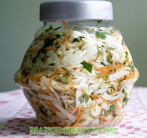 Cách muối dưa bắp cải ngon giòn nhanh chua để được lâu không bị ủng cho ngày tết 4