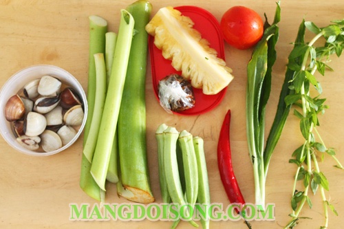 Cách nấu canh chua nghêu ngon đúng điệu chống ngán sau ngày tết 1