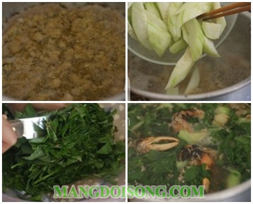 Cách nấu canh cua đồng rau đay mướp thơm ngon cho cả nhà ăn mê say 7