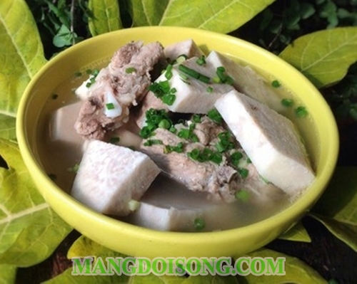 Cách nấu canh khoai môn sườn non thơm ngon bổ dưỡng cho cả nhà thưởng thức 7