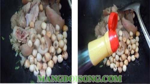 Cách nấu chân giò hầm hạt sen thơm ngon bổ dưỡng cho mẹ bầu 3