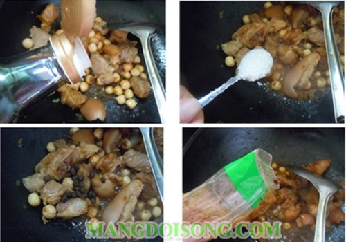 Cách nấu chân giò hầm hạt sen thơm ngon bổ dưỡng cho mẹ bầu 4