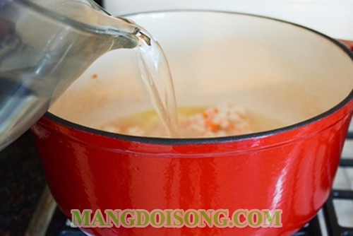 Cách nấu cháo tôm hàn quốc thơm ngon giàu dưỡng chất cho bé yêu và mẹ bầu 4