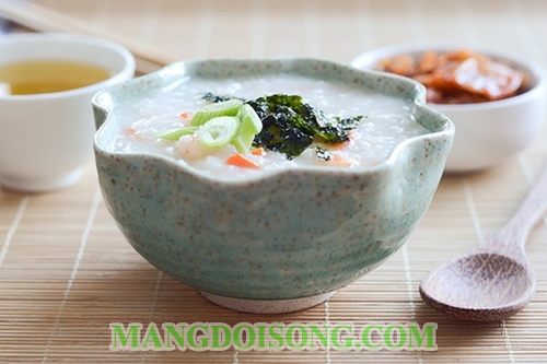 Cách nấu cháo tôm hàn quốc thơm ngon giàu dưỡng chất cho bé yêu và mẹ bầu 7