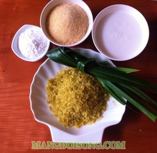 Cách nấu chè cốm hương lá dứa ngon mát gợi nhớ quê hương cho bé yêu thưởng thức 1