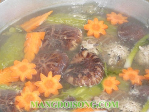 Cách nấu khổ qua nhồi thịt ngon không đắng xanh tươi đẹp mắt ngày tết 7
