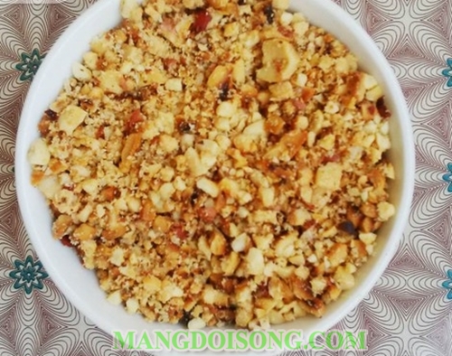 Cách nấu xôi đậu phộng bằng nồi cơm điện thơm ngon dẻo như xôi hông bằng xửng 5