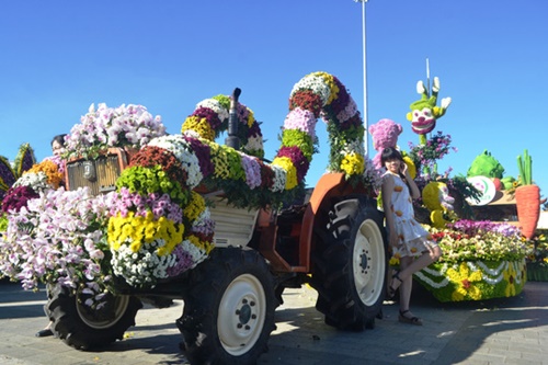 Festival hoa Đà Lạt 2015 đẹp rực rỡ độc đáo hấp dẫn cho kỳ nghỉ tết dương lịch 10