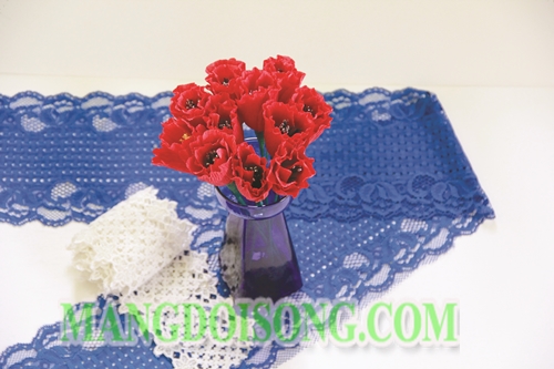 Hướng dẫn cách làm hoa Tulip handmade cho cung Bạch Dương ngọt ngào đơn giản và đẹp nhất rất ý nghĩa cho 12 cung hoàng đạo 