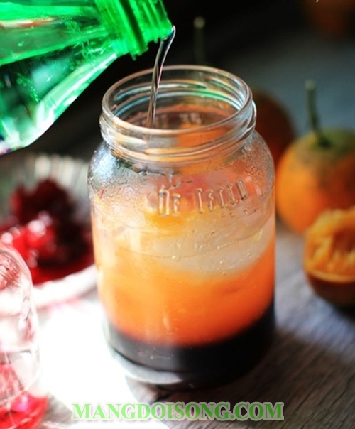 Hướng dẫn cách pha chế mocktail ba lớp thơm ngon mát để tận hưởng mùa thu tuyệt vời 6