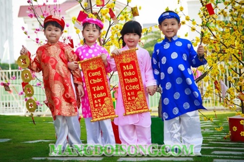 Những câu chúc tết hay ý nghĩa mẹ nên dạy các bé chúc mọi người 9