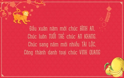 Những lời chúc tết hay nhất năm 2016 cho ông bà cha mẹ cô dì chú bác anh chị em người yêu sếp đồng nghiệp 11