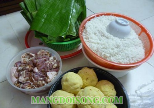 Cách gói bánh chưng vuông đẹp không cần khuôn để cúng giỗ tổ Hùng Vương 1
