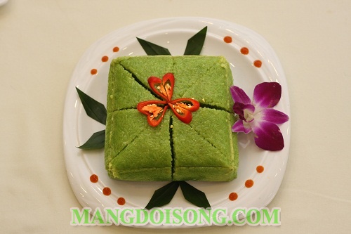 Cách gói bánh chưng vuông đẹp không cần khuôn để cúng giỗ tổ Hùng Vương 7