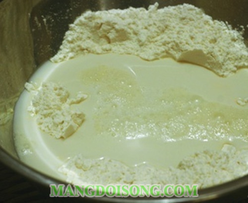 Cách làm bánh bao chay lá dứa 2 màu thơm ngon hảo hạng cho ngày rằm 3