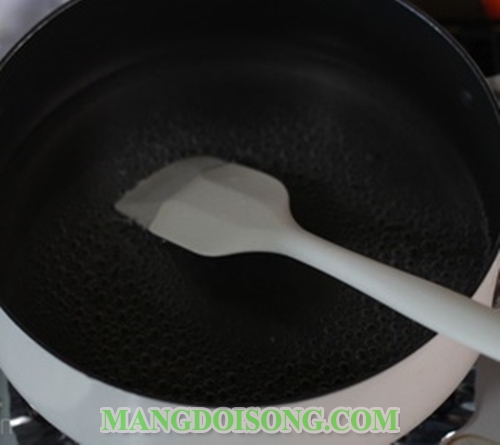Cách làm bánh flan rau câu sữa hoa anh đào ngon đẹp mắt như nhà hàng 14