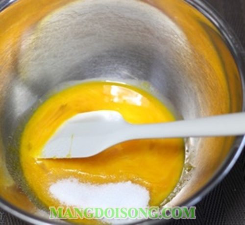 Cách làm bánh flan rau câu sữa hoa anh đào ngon đẹp mắt như nhà hàng 4
