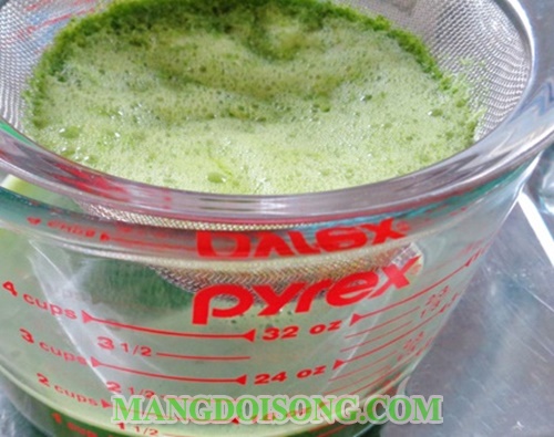 Cách làm bánh lọt nước cốt dừa hương lá dứa thơm ngon tươi mát cho ngày hè 3