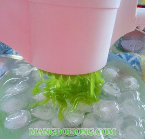 Cách làm bánh lọt nước cốt dừa hương lá dứa thơm ngon tươi mát cho ngày hè 7
