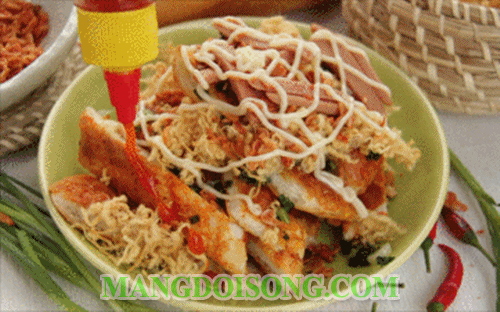 Cách làm bánh mì nướng sa tế muối ớt ngon chà bông đơn giản tại nhà 10