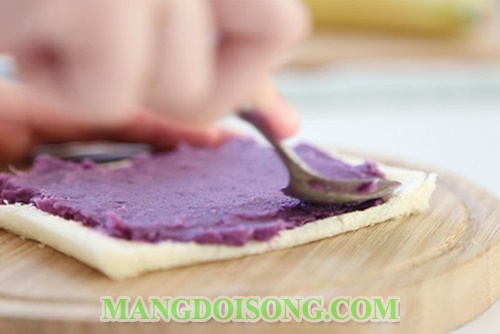 Cách làm bánh mì sandwich cuộn chay thơm ngon đẹp mắt cho bé bữa điểm tâm sáng lạ miệng 4