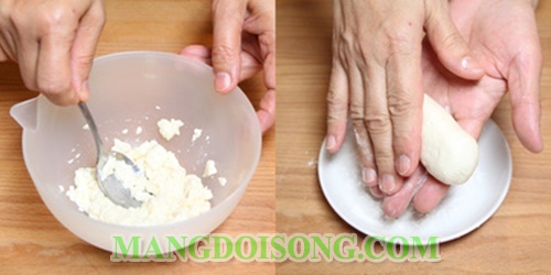 Cách làm bánh mochi nhật đơn giản nhân đậu đỏ bằng đậu hủ thơm ngon hấp dẫn 2