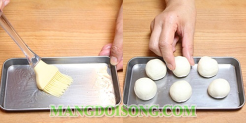 Cách làm bánh mochi nhật đơn giản nhân đậu đỏ bằng đậu hủ thơm ngon hấp dẫn 4