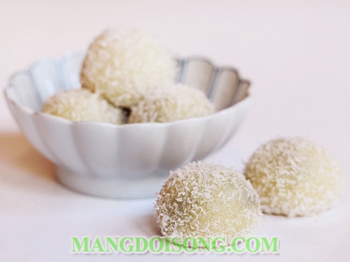 Cách làm bánh mochi nhật đơn giản nhân đậu đỏ bằng đậu hủ thơm ngon hấp dẫn 6